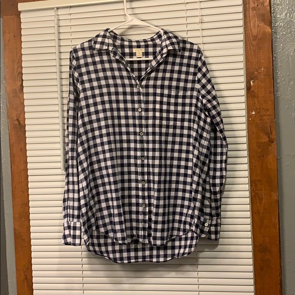 J. Crew Tops - J.Crew Gingham Blouse